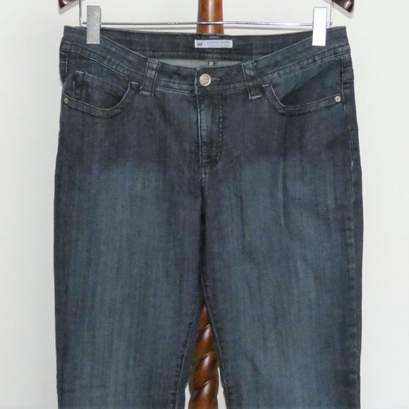 Lee Slender Secret Bootcut Denim Jeans Lower on Waist - Picture 3 of 8